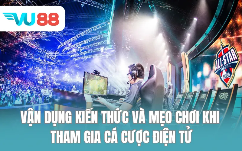 Vận dụng kiến thức và mẹo chơi khi tham gia cá cược điện tử